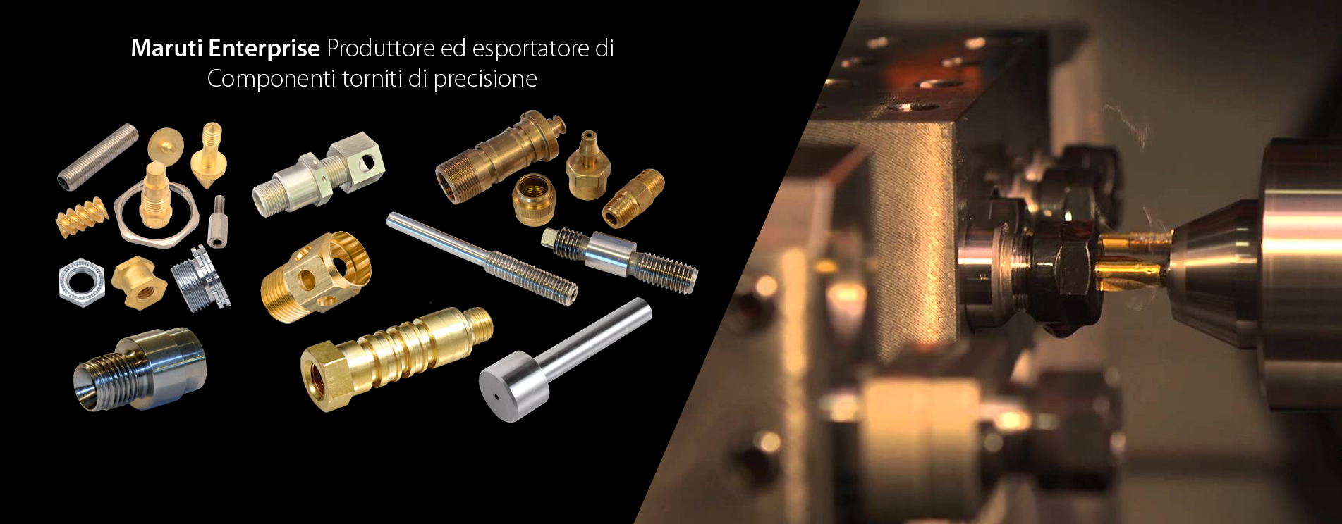 Componenti torniti di precisione